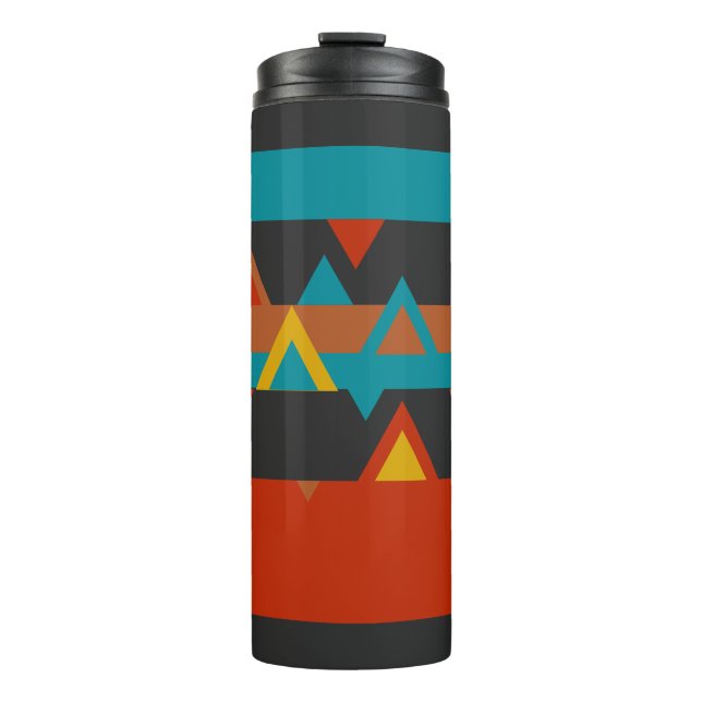 Southwest Geometric Thermal Tumbler (Front)