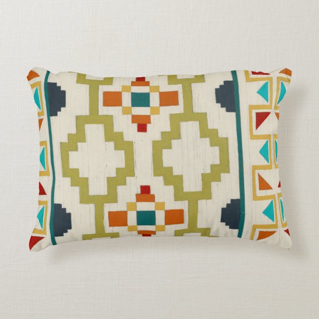 Southwest Geometry I Decorative Cushion (Front)