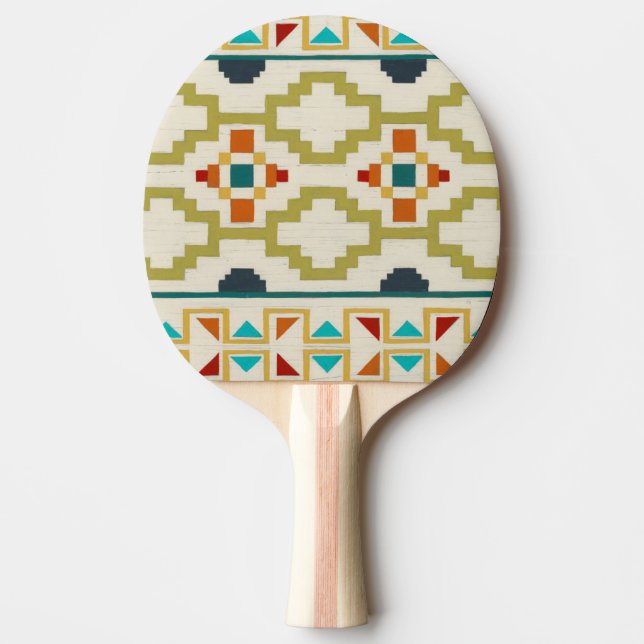 Southwest Geometry I Ping Pong Paddle (Front)