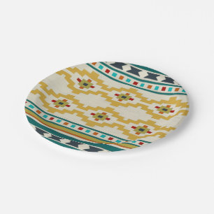 Southwest Geometry III Paper Plate