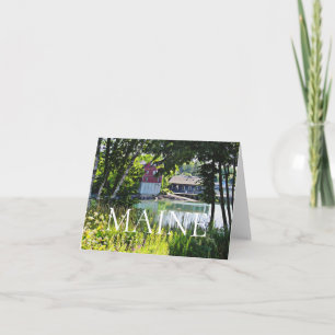 Southwest Harbour Maine Thank You Card