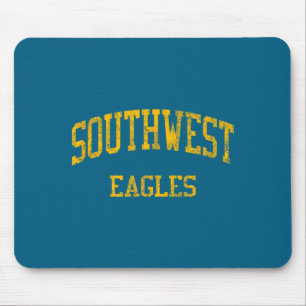 Southwest high school hs miami fl vintage sports mouse pad