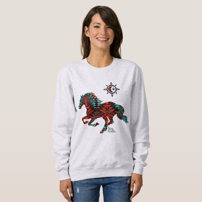 Southwest Horse  Sweatshirt (Front Full)