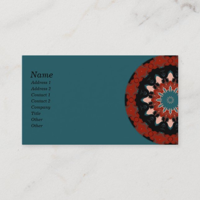 Southwest Kaleidoscope Business Card (Front)