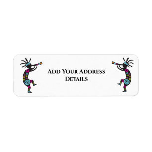 Southwest Kokopelli Address Label