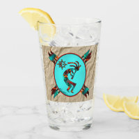 Southwest Kokopelli Glass Cup