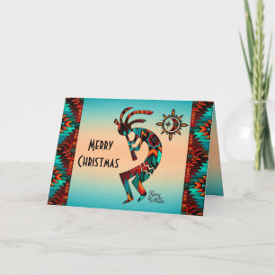 Southwest Kokopelli Holiday Card