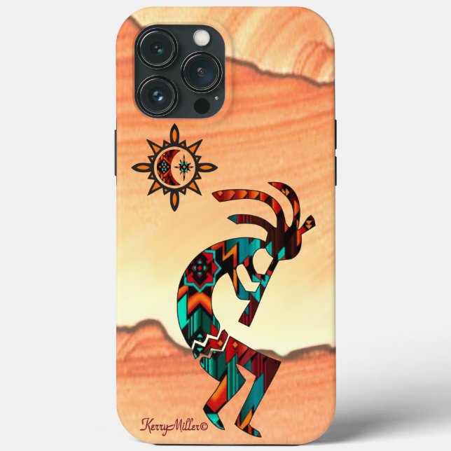Southwest Kokopelli iPhone Case (Back)