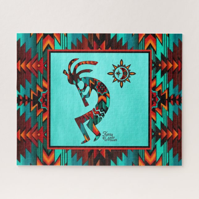 Southwest Kokopelli Jigsaw Puzzle (Horizontal)