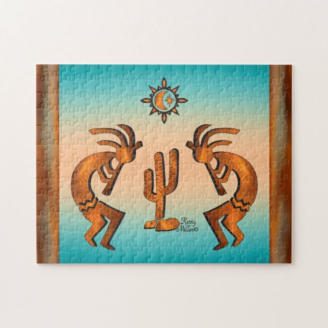 Southwest Kokopelli Jigsaw Puzzle (Horizontal)