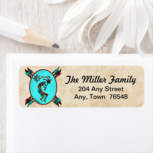 Southwest Kokopelli Label (Insitu)