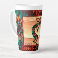 Southwest Kokopelli Latte Mug