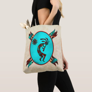 Southwest Kokopelli Tote Bag