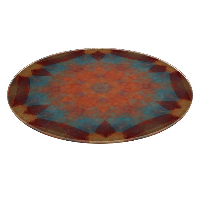 Southwest Mandala 3  Cutting Board (Corner)