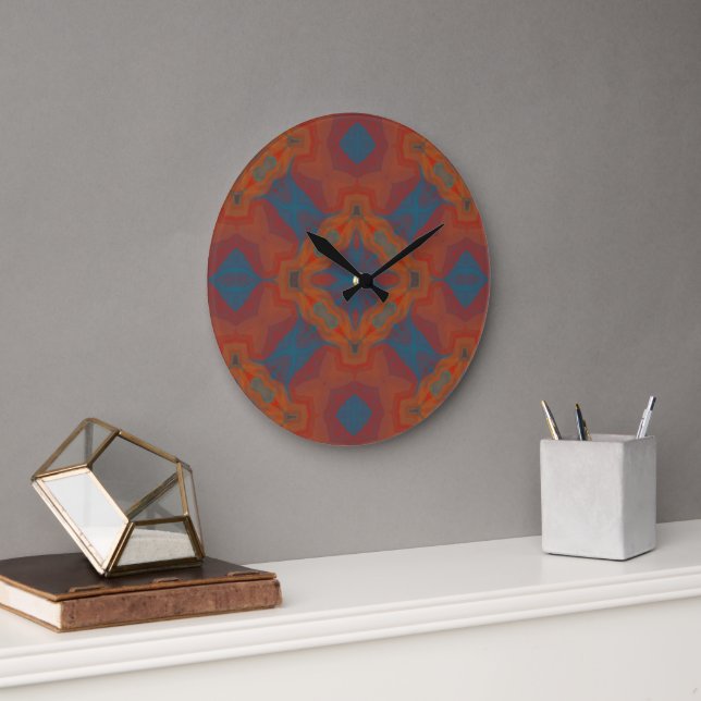 Southwest Mandala Large Clock (Office)
