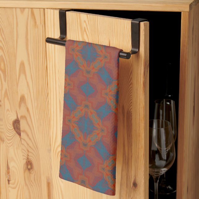 Southwest Mandala Tea Towel (Thirds Fold)