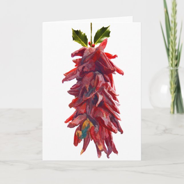 Southwest Mistletoe Holiday Card (Front)