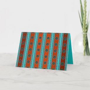 Southwest Motif Custom Greeting Card