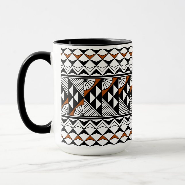 Southwest Native American Rain and Sun Design 2 Mug (Left)