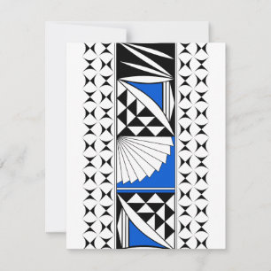 Southwest Native Sunrise in Blue Card