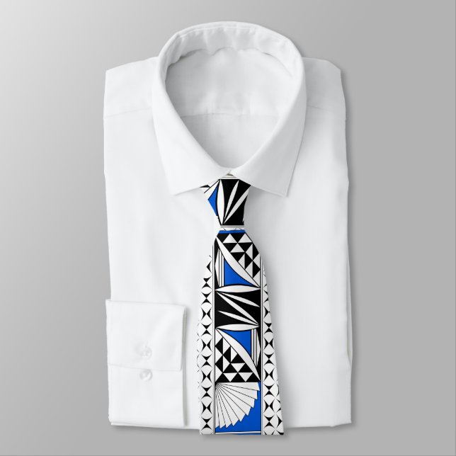 Southwest Native Sunrise in Blue Tie (Tied)