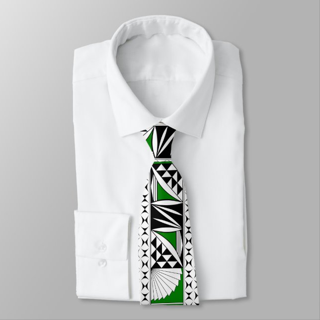 Southwest Native Sunrise in Green Tie (Tied)