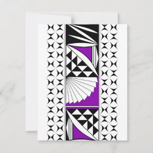 Southwest Native Sunrise in Purple Card