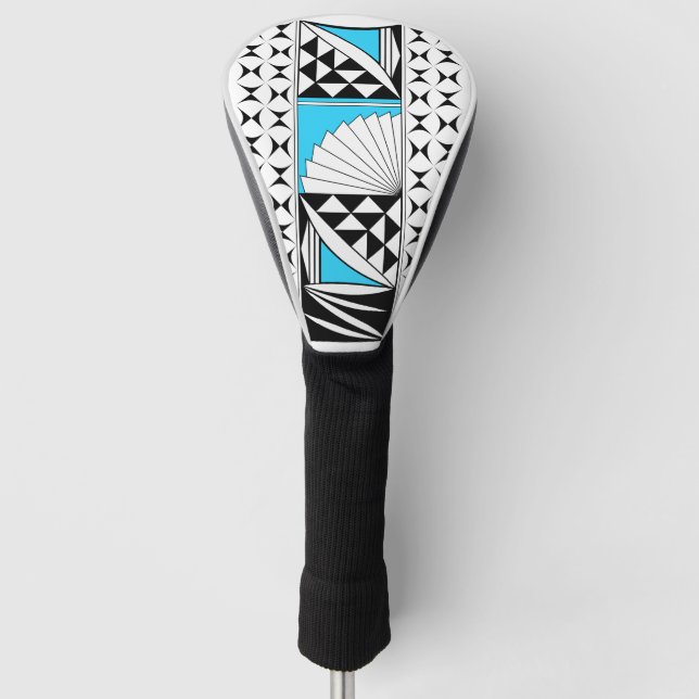 Southwest Native Sunrise in Turquoise Golf Head Cover (Front)