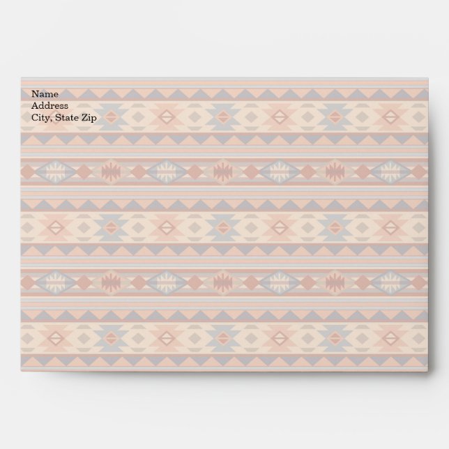 Southwest Pattern Design Tan Envelopes (Front)