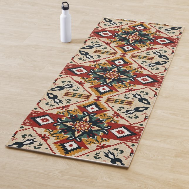 Southwest Pattern Design Yoga Mat (In Situ)