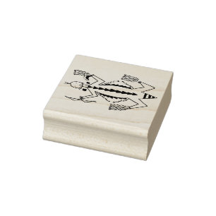 Southwest Petroglyph Shaman Rubber Stamp