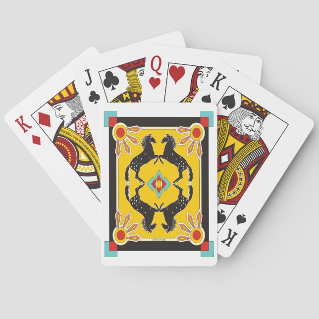 Southwest Ponies Playing Cards (Back)