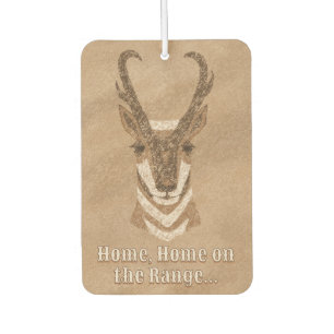 Southwest Pronghorn Antelope Head Personalised Car Air Freshener