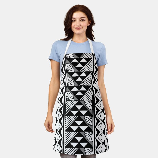 Southwest Rain and Sun in Grey Apron (Worn)
