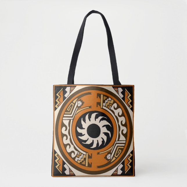 Southwest Rain Dance Spirits Tote Bag (Front)