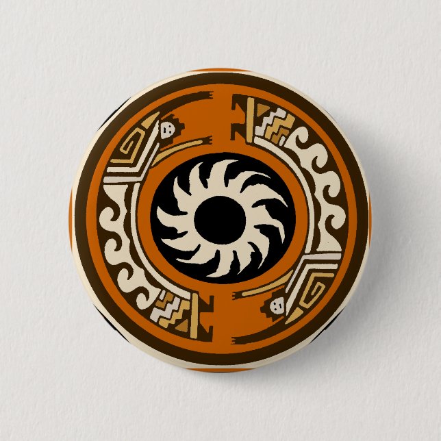 Southwest Rainbow Del Sol 6 Cm Round Badge (Front)