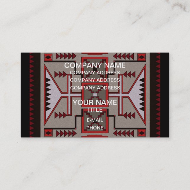 Southwest Retro Business Card (Front)