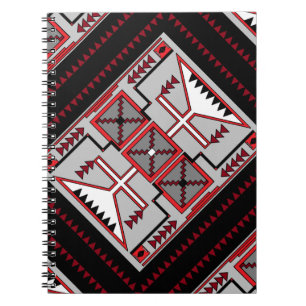 Southwest Retro Spiral Notebook