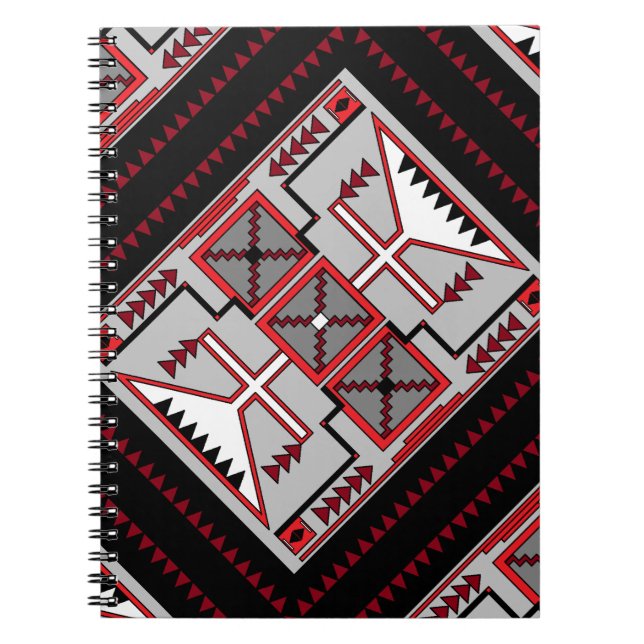 Southwest Retro Spiral Notebook (Front)