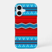 Southwest River Canyon Geometric Red Turquoise