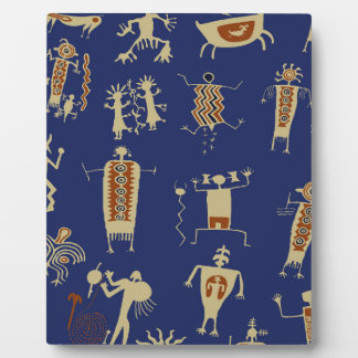 Southwest Rock Art Shaman Plaque