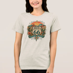 Southwest Route 66 Canyon Vista Apparel Tri-Blend Shirt