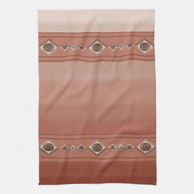 Southwest Sandstone Canyon Tea Towel (Vertical)