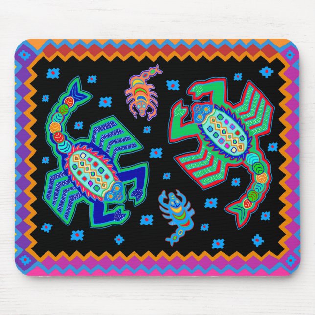 Southwest Scorpions on my Wall Mouse Pad (Front)