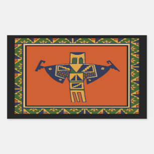 Southwest Shaman Spirit Rectangular Sticker