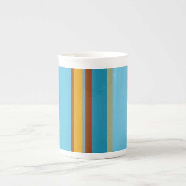 Southwest Stripes 15 Bone China Mug (Front)