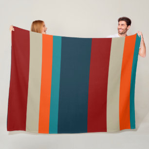 Southwest Stripes 17 Fleece Blanket