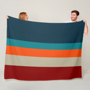 Southwest Stripes 17 Fleece Blanket