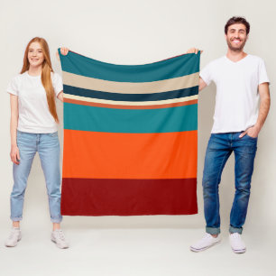 Southwest Stripes 19 Fleece Blanket