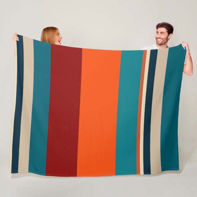 Southwest Stripes 19 Fleece Blanket (In Situ)